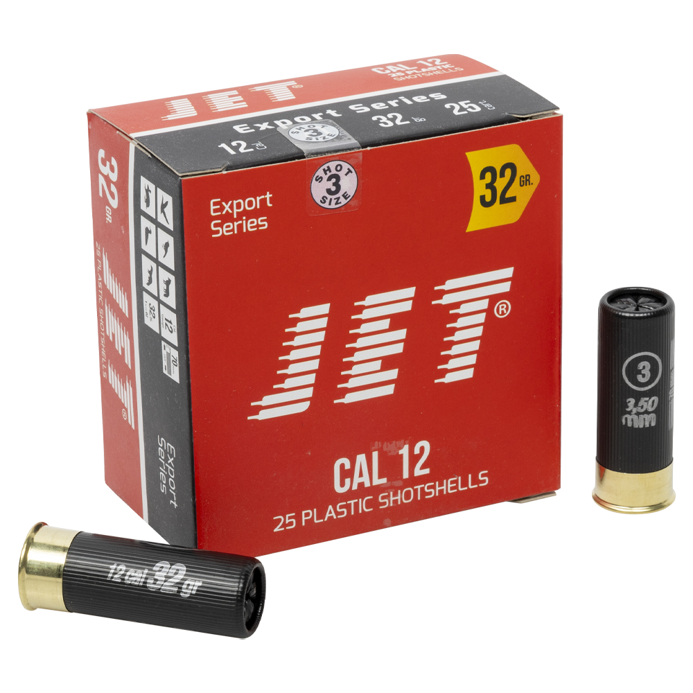 Патрон JET 12/70 № 3 32гр (пач.25шт/короб.250шт). Фото №1