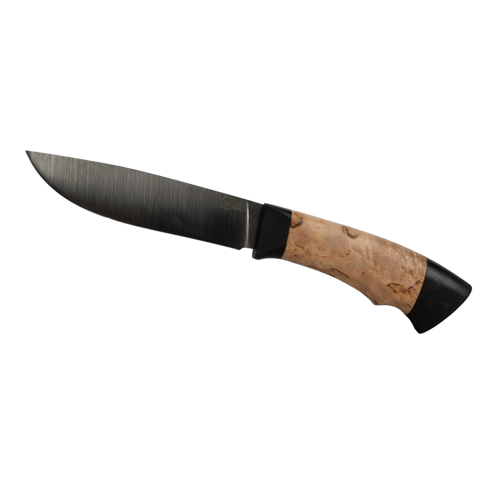 Нож МС Кулик, клинок Х12МФ, рукоять карельская береза, граб. Фото №1