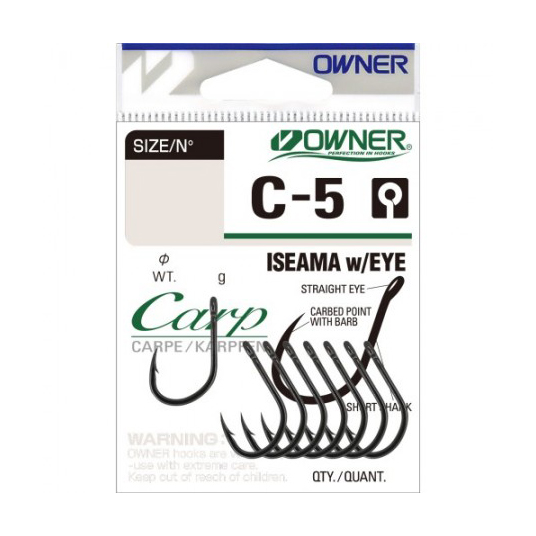 Крючок Owner Carp Iseama X №10. Фото №1