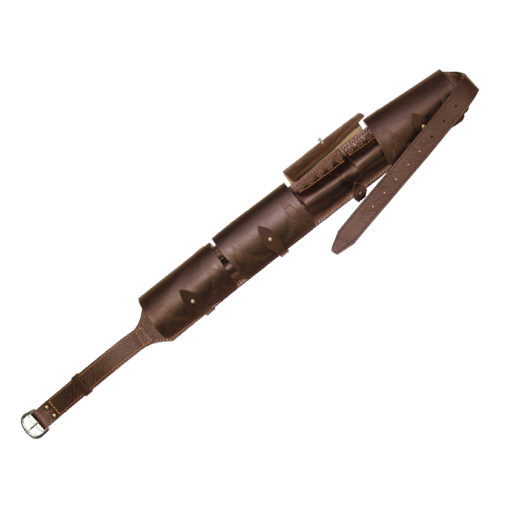 Патронташ закрытый 7,62 (кожа, коричневый) (Хольстер). Фото №1