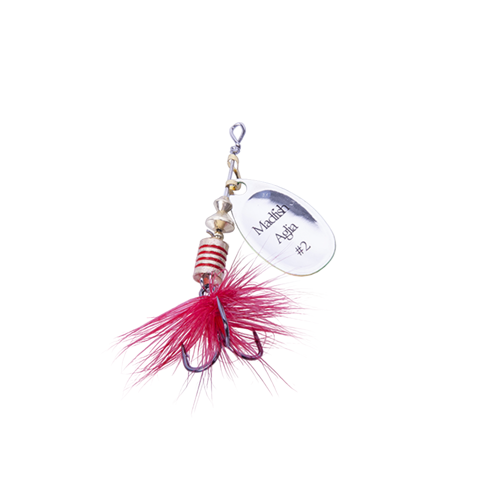 Блесна вращающаяся MADFISH Aglia №2, 4,5гр, цвет (Rainbow). Фото №4 Блесна вращающаяся MADFISH Aglia №2, 4,5гр, цвет (Rainbow). Фото №4