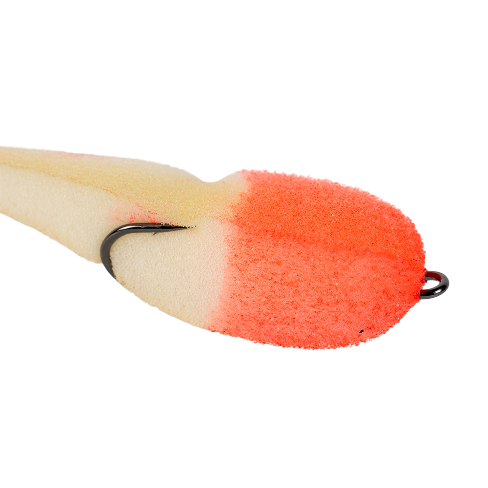 Рыбка поролоновая Leader оснащенная на двойнике 140 мм, цвет (22 UV) упак. 5 шт.. Фото №4 Рыбка поролоновая Leader оснащенная на двойнике 140 мм, цвет (22 UV) упак. 5 шт.. Фото №4