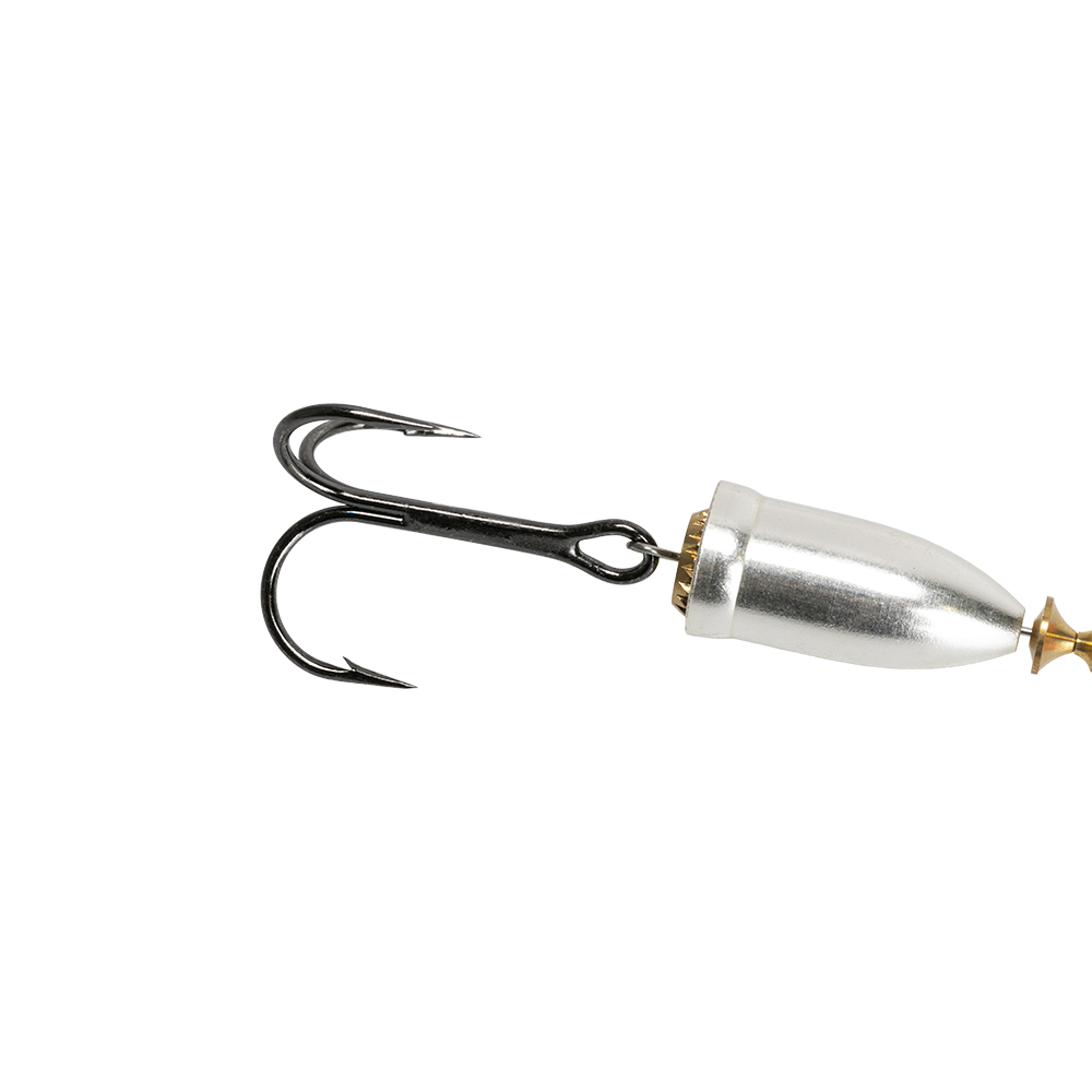 Блесна вращающаяся Blue Fox Vibrax Hot Pepper №6, 18гр, цвет (FRY) красный/желтый. Фото №2