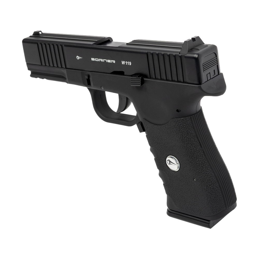 Пистолет пневматический BORNER W119 (Glock 17), калибр 4,5 мм. Фото №3