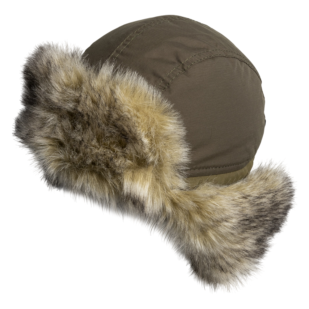 Шапка ушанка зимняя Yukon Ice цвет Хаки ткань Breathable (Размер 56-58). Фото №6