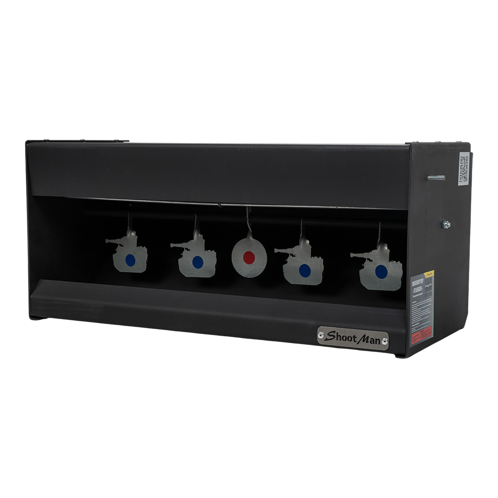 Мишень автоматическая SM с пулеулавливателем, танки, металл 2мм. Фото №2 Мишень автоматическая SM с пулеулавливателем, танки, металл 2мм. Фото №2