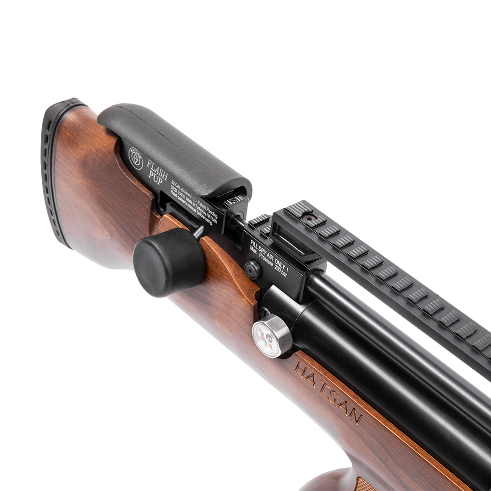 Винтовка пневматическая Hatsan FLASHPUP, калибр 5.5, 3 Дж (РСР, дерево). Фото №5