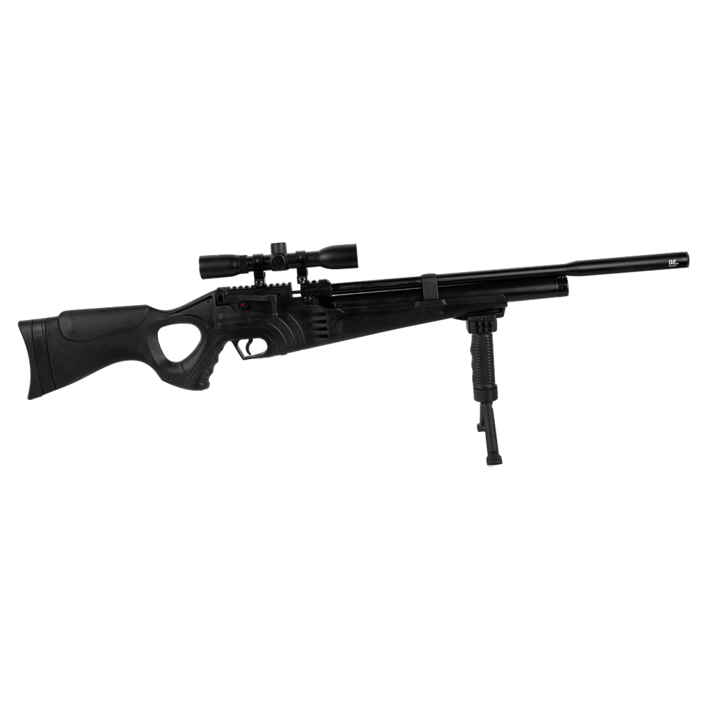 Винт. пнев. Hatsan FLASH 101 QE SET, калибр 5.5, 3 Дж (насос, прицел 4*32, пульки, сошки,чехол). Фото №1