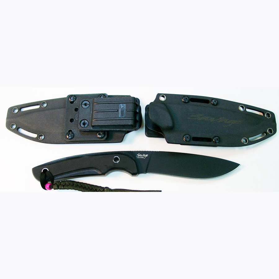 Нож Savage Черный AUS-8. Фото №1