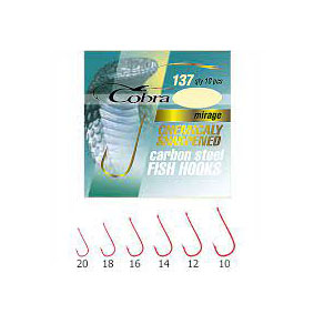 Крючки Cobra MIRAGE серия 137R размер 012 10шт.. Фото №2