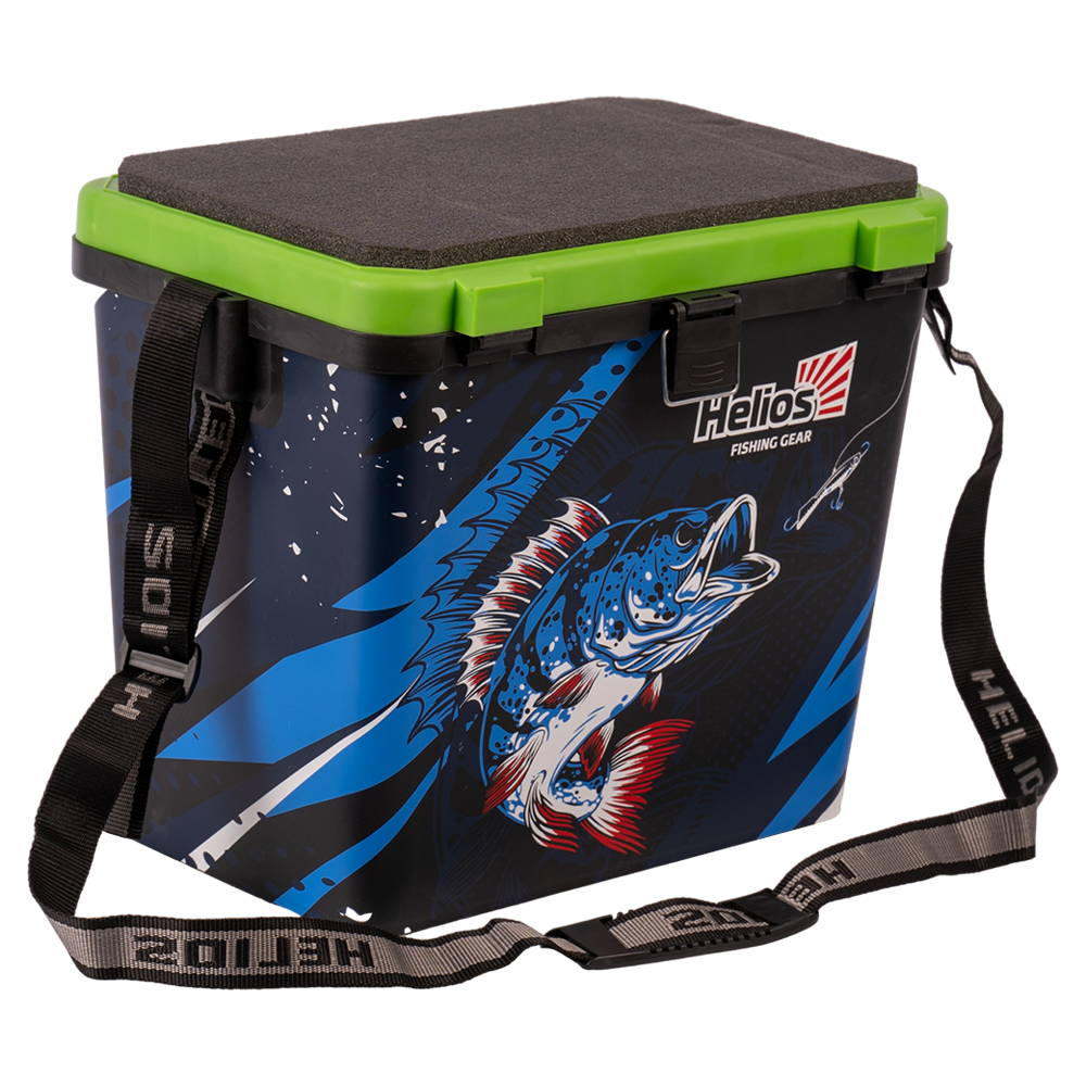 Ящик рыболовный зимний ICE FISHING синий (HS-IB-19-IFB) Helios. Фото №1