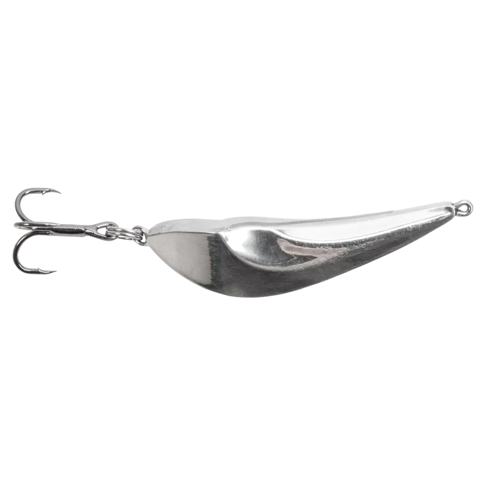 Блесна ЖОР Айгуль 50мм, 16гр, цвет (нейзильбер/нейзильбер). Фото №2