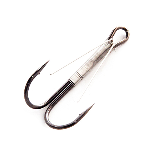 Крючок-двойник-незацепляйка V-DOUBLE BN №1 L-38mm Kosadaka (уп.25шт.). Фото №1