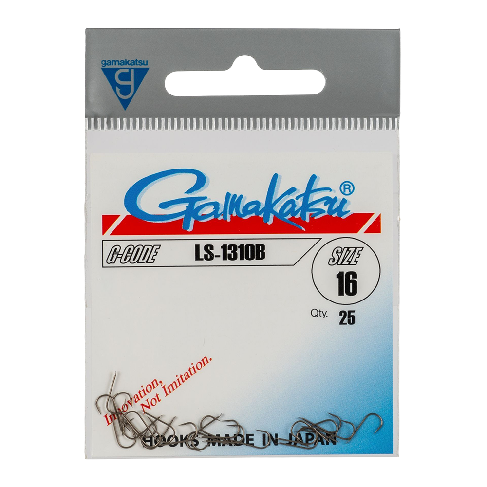 Крючок Gamakatsu Hook LS-1310B Brown №16. Фото №1