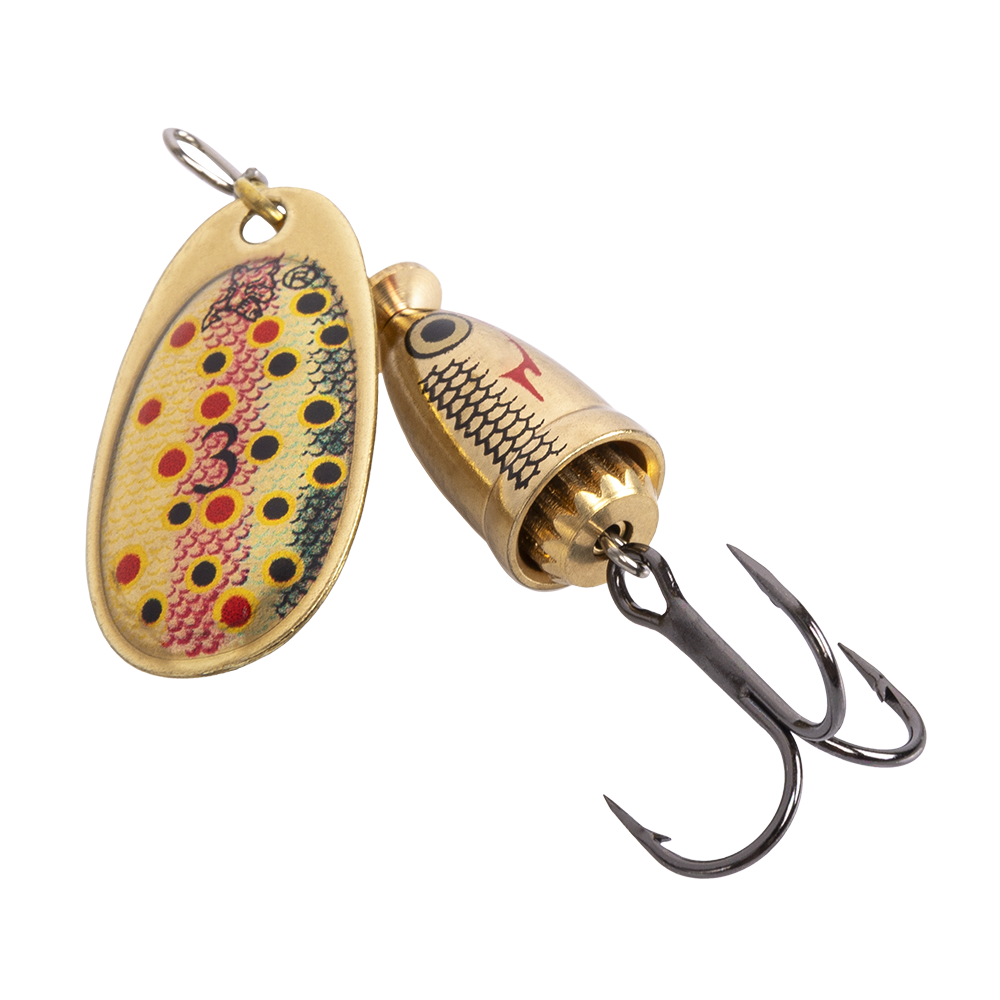 Блесна вращающаяся Blue Fox Vibrax Shad №3, 8гр, цвет (TR) форель. Фото №2