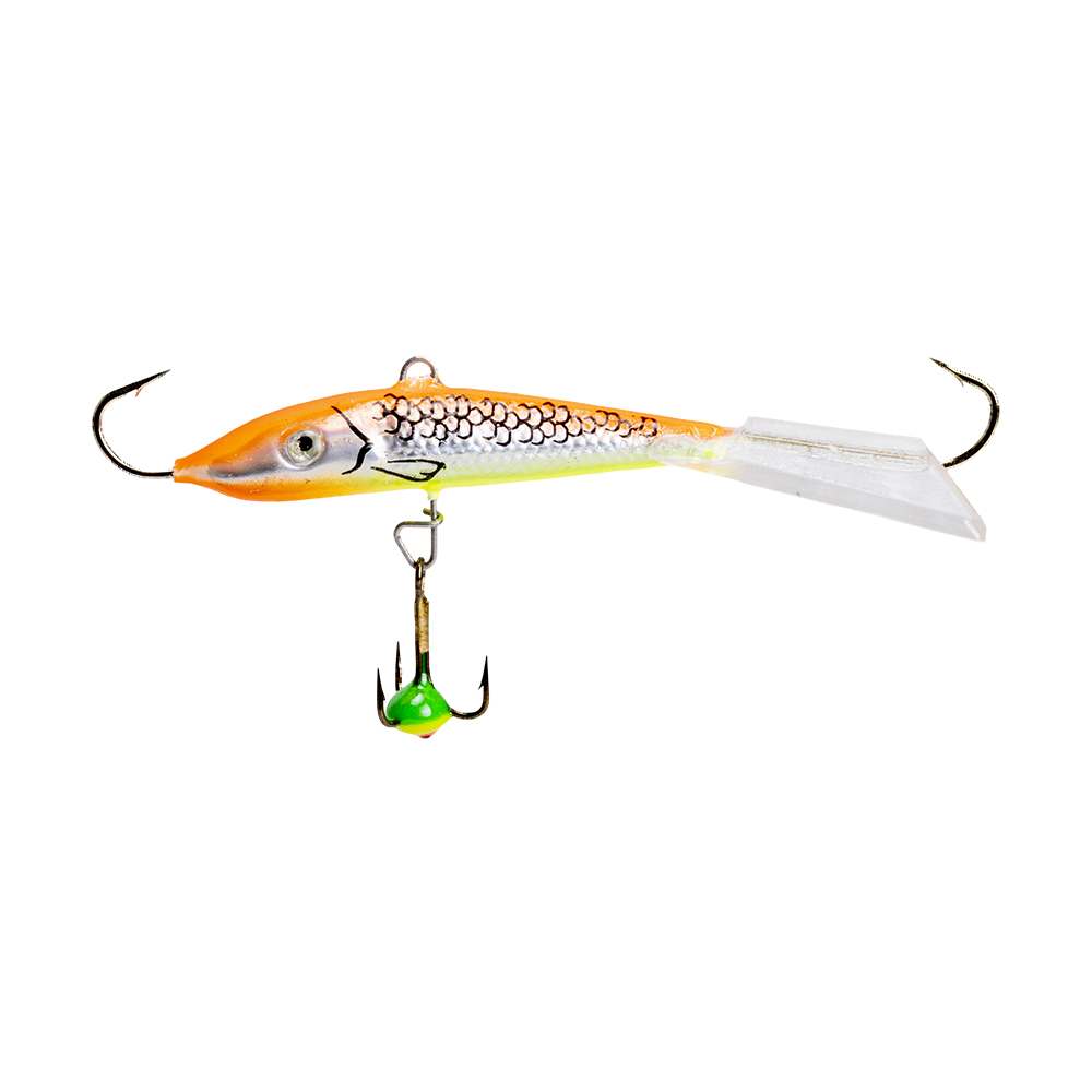 Балансир Lucky John FIN 70мм, 20гр, цвет (46H) с тройником. Фото №2