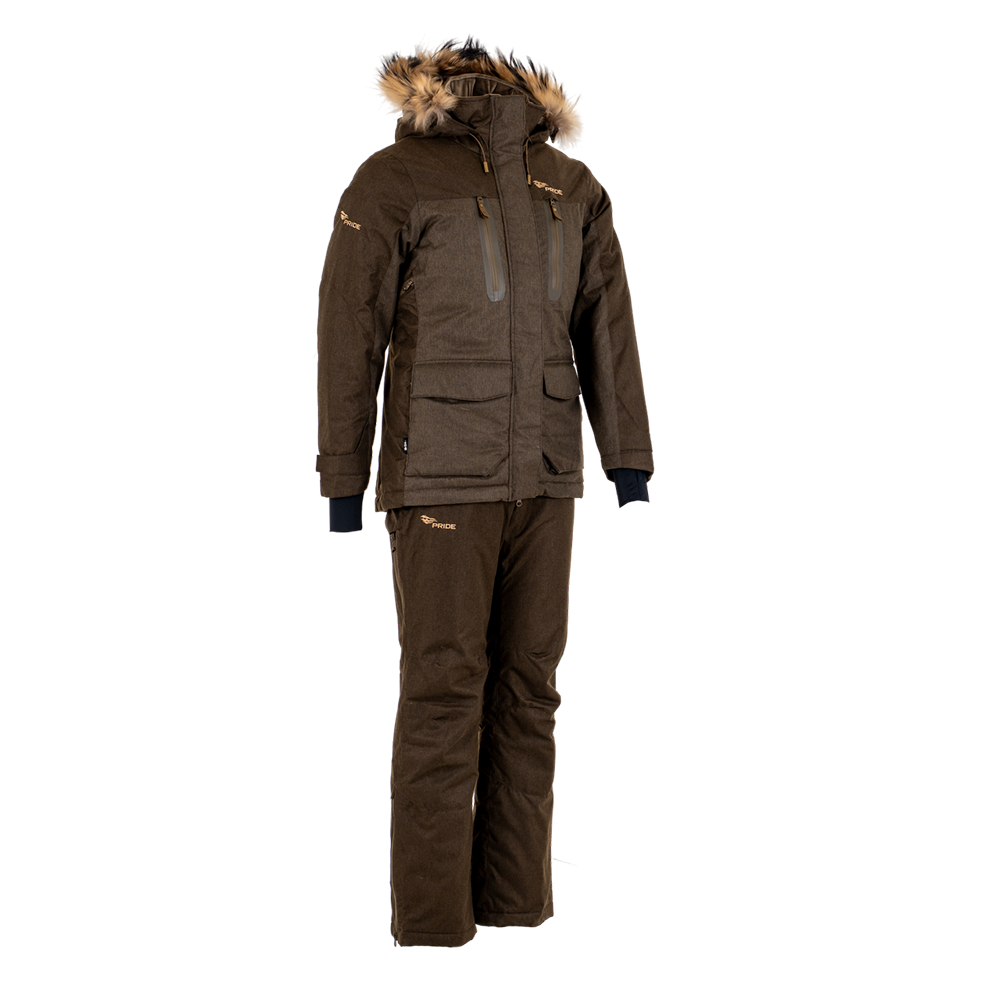 Костюм PRIDE женский для охоты Артемида, зимний -15, коричневый р. 40-42/158-164. Фото №3