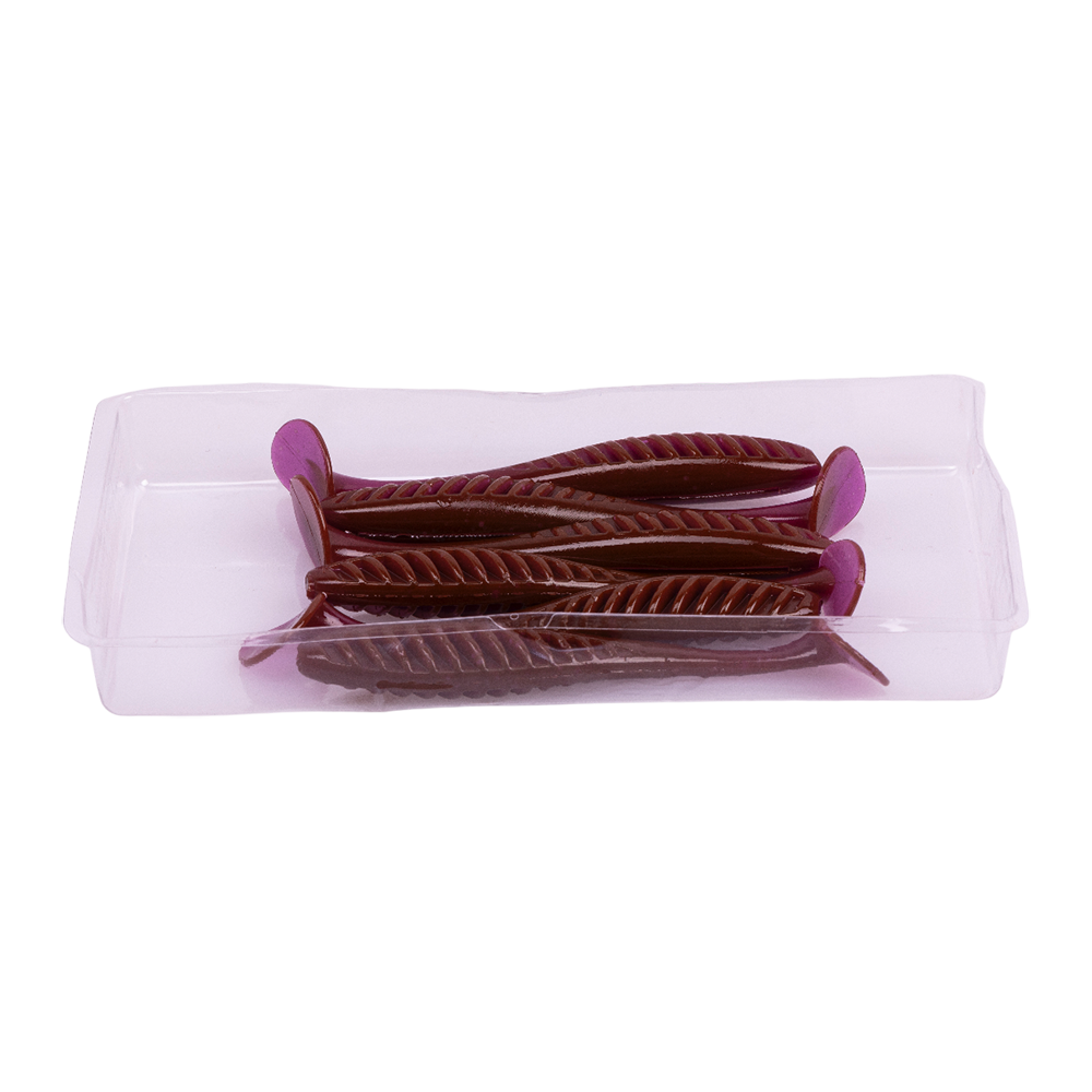 Силиконовая приманка FORMAT PIONEER 74mm, цвет F21, (6шт). Фото №4