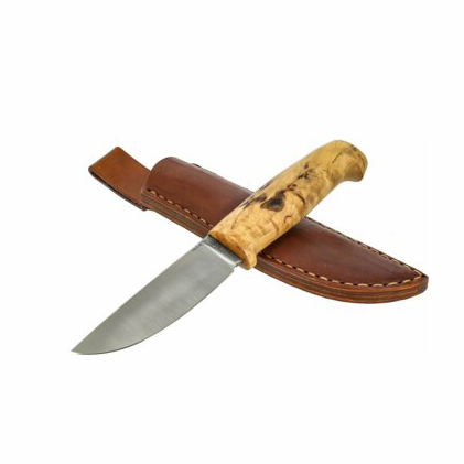 Нож "Шмель" клинок D2, рукоять карельская береза. Фото №1