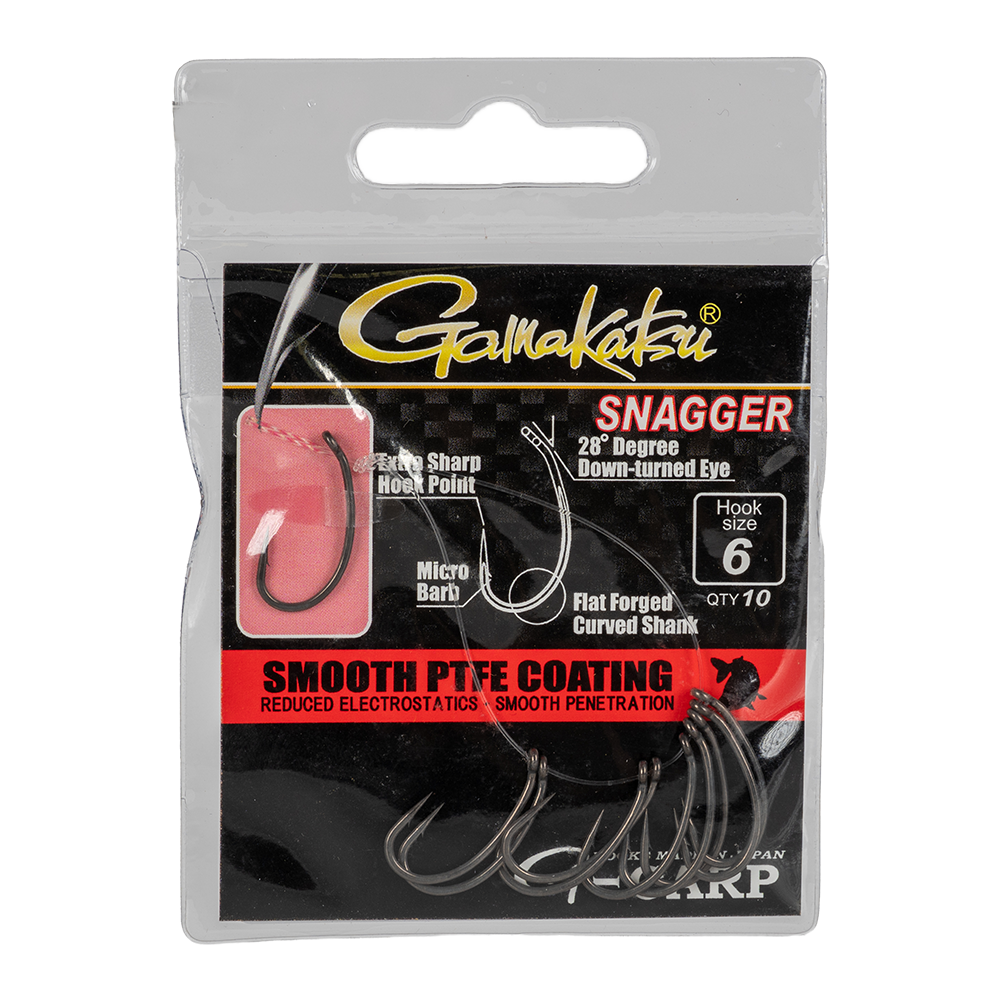 Крючок Gamakatsu G-CARP Snagger №6. Фото №1 Крючок Gamakatsu G-CARP Snagger №6. Фото №1