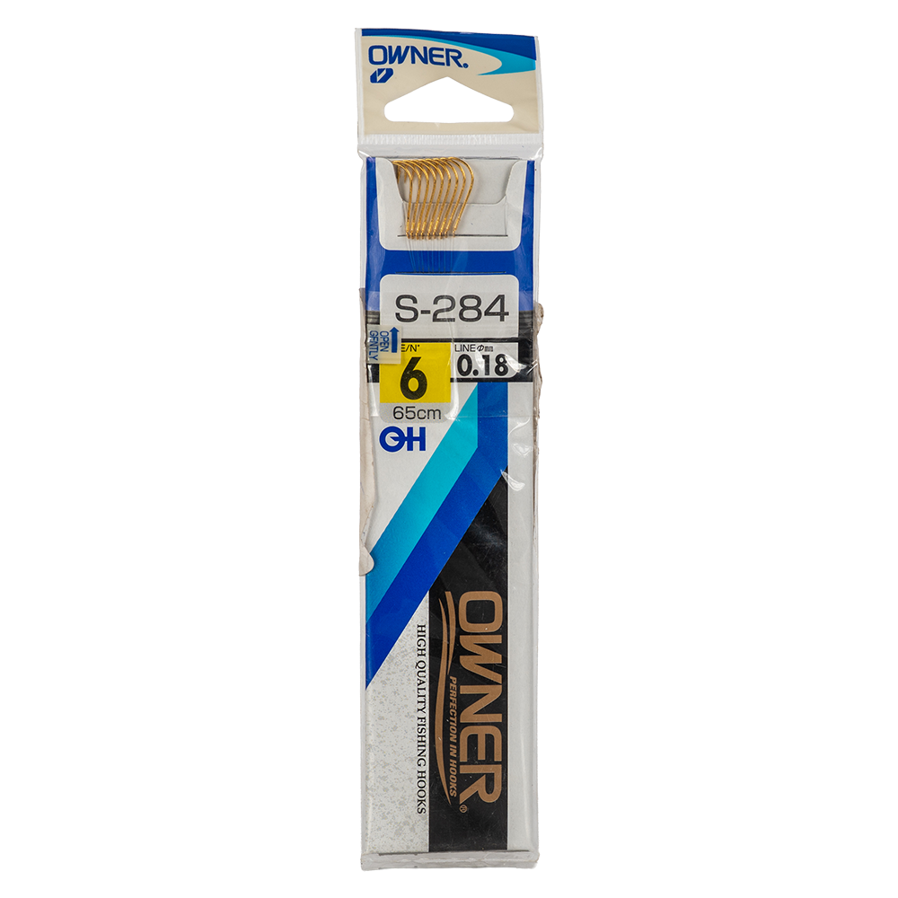 Крючок с поводком Owner S-284 06-0.18. Фото №1