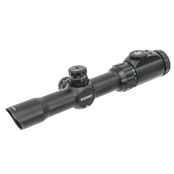 Прицел оптический Leapers 1-8X28 Accushot T8 Tactical 30mm cетка Circle Dot с подсветкой кольца. Фото №1 Прицел оптический Leapers 1-8X28 Accushot T8 Tactical 30mm cетка Circle Dot с подсветкой кольца. Фото №1