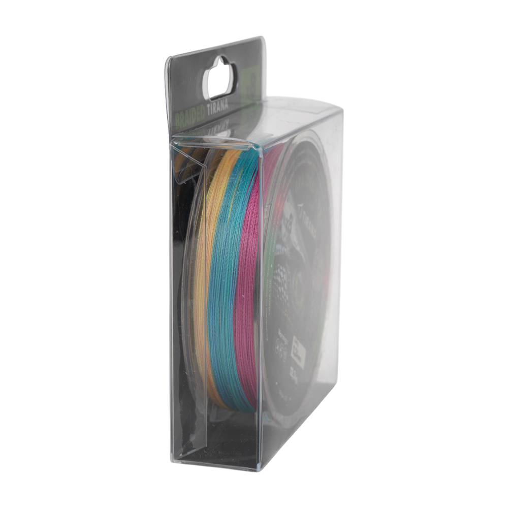 Шнур плетеный Tirana Classic X8 PE 150м, d0,24 (multicolor). Фото №3