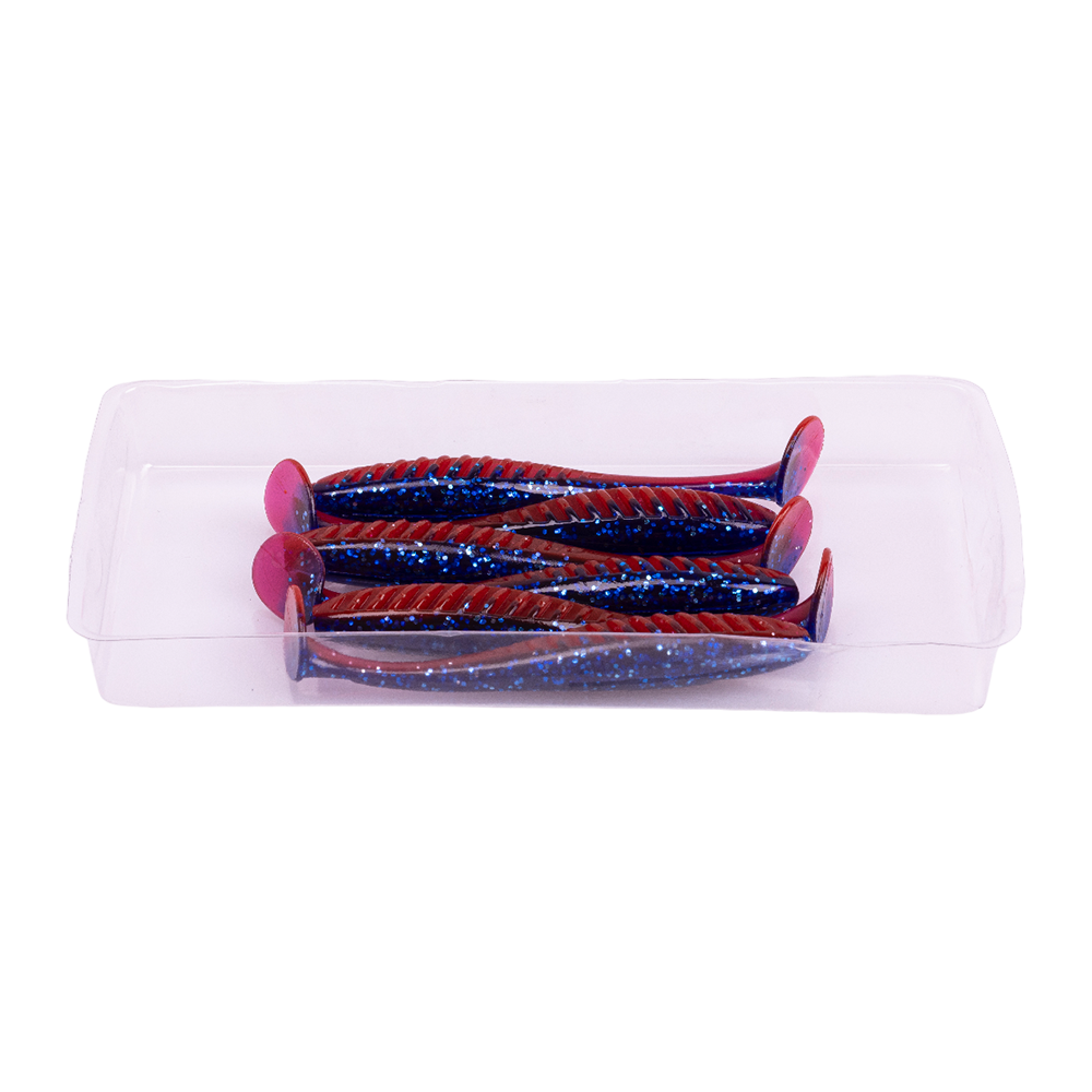 Силиконовая приманка FORMAT PIONEER 74mm, цвет F18, (6шт). Фото №4