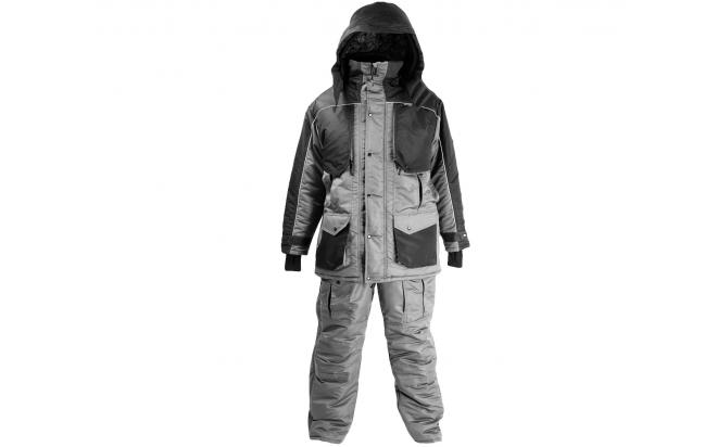 Костюм зимний "Эльбрус" (серо-черный) р.44-46. Фото №1