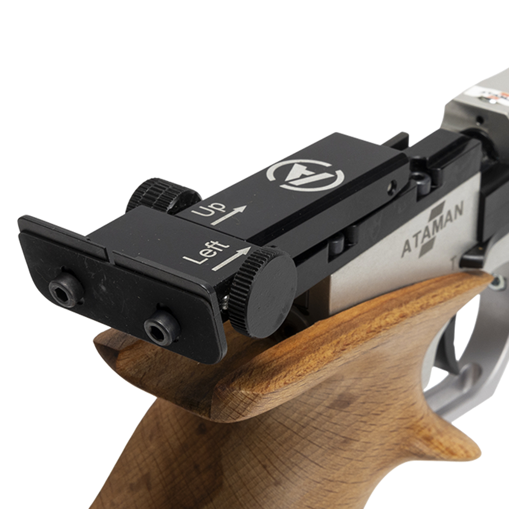 Пистолет пневматический спортивный AP16 калибр 4,5 (Silver, Бук натуральный)  . Фото №5