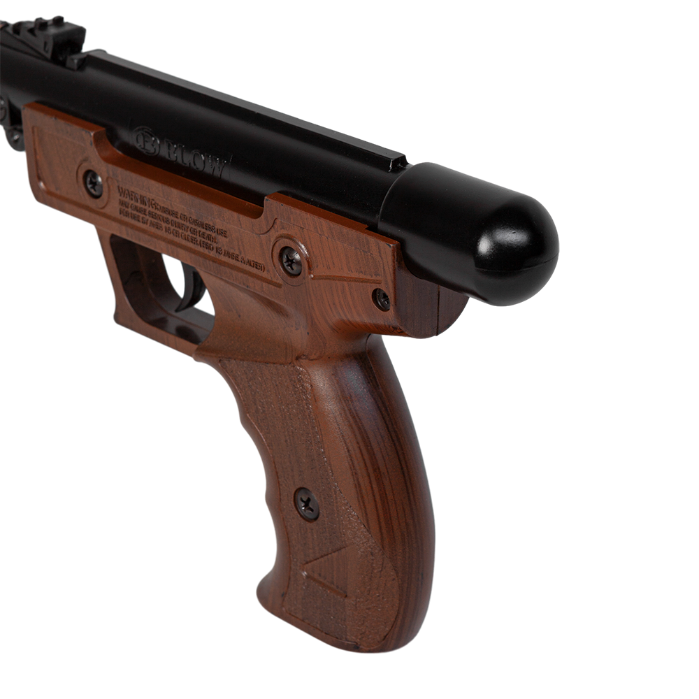 Пистолет пневматический BLOW H-01, калибр 4,5 мм (пластик имитация дерева). Фото №4 Пистолет пневматический BLOW H-01, калибр 4,5 мм (пластик имитация дерева). Фото №4