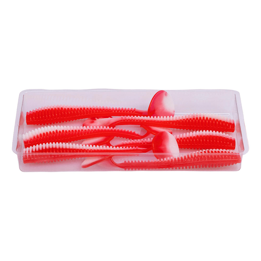 Силиконовая приманка FORMAT DIPLOMAT 74mm, цвет F02, (6шт). Фото №4 Силиконовая приманка FORMAT DIPLOMAT 74mm, цвет F02, (6шт). Фото №4