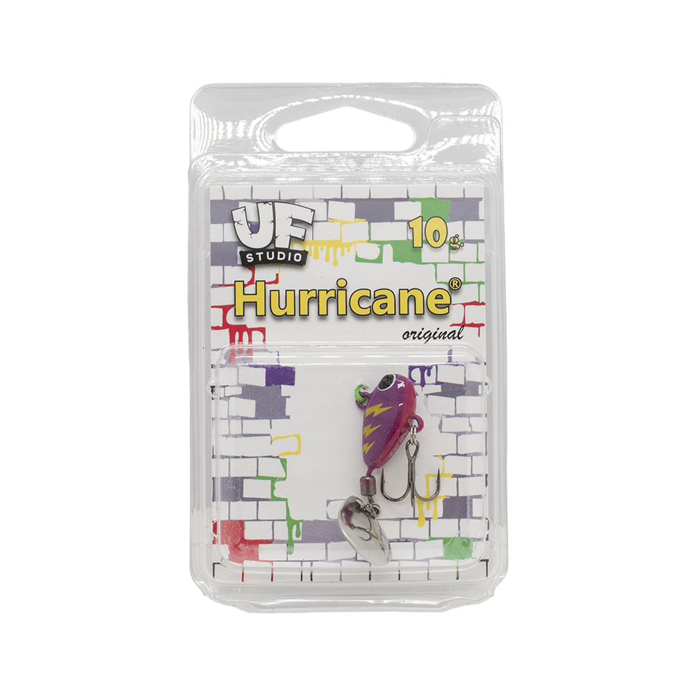 Тейл-спиннер UF Studio Hurricane 20мм, 10гр, цвет (Violet Flash). Фото №2