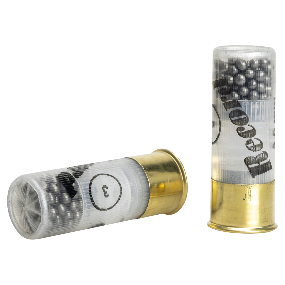 Патрон "Рекорд" (бесконтейнерный) увеличенная осыпь 12/70 №3 34 гр. NEW (пачка 25 шт, короб., 250). Фото №2