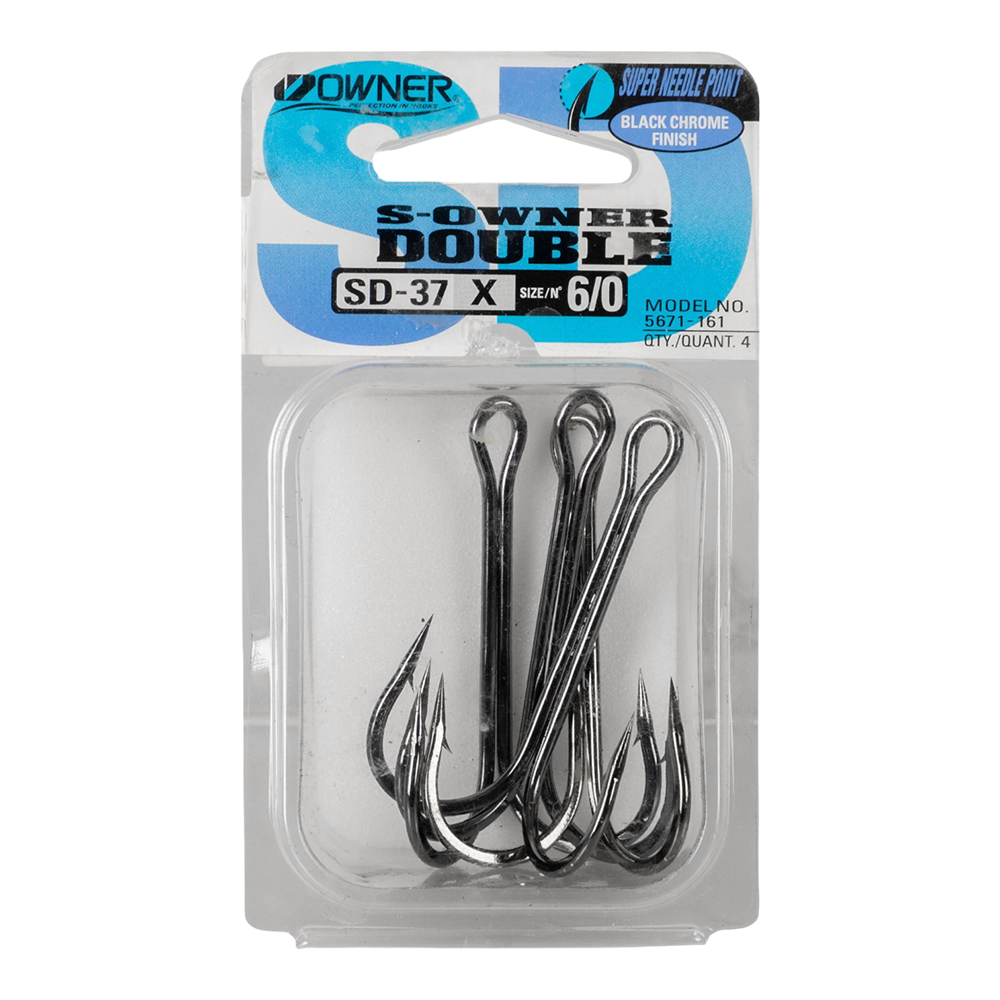 Крючок Owner SD-37BC №6/0 (4шт). Фото №1