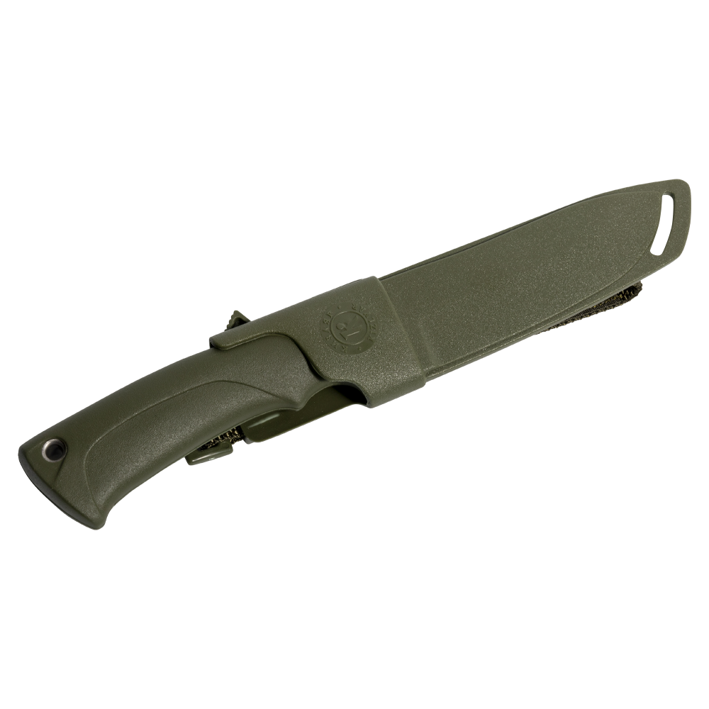 Нож Кизляр "Енот" (рукоять эластрон), цвет: хаки. Фото №1