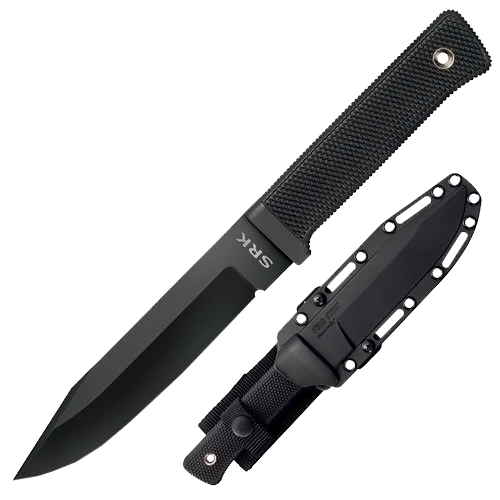 Hож Cold Steel SRK, клино SK-5, черный, рукоять полимер kraton. Фото №1