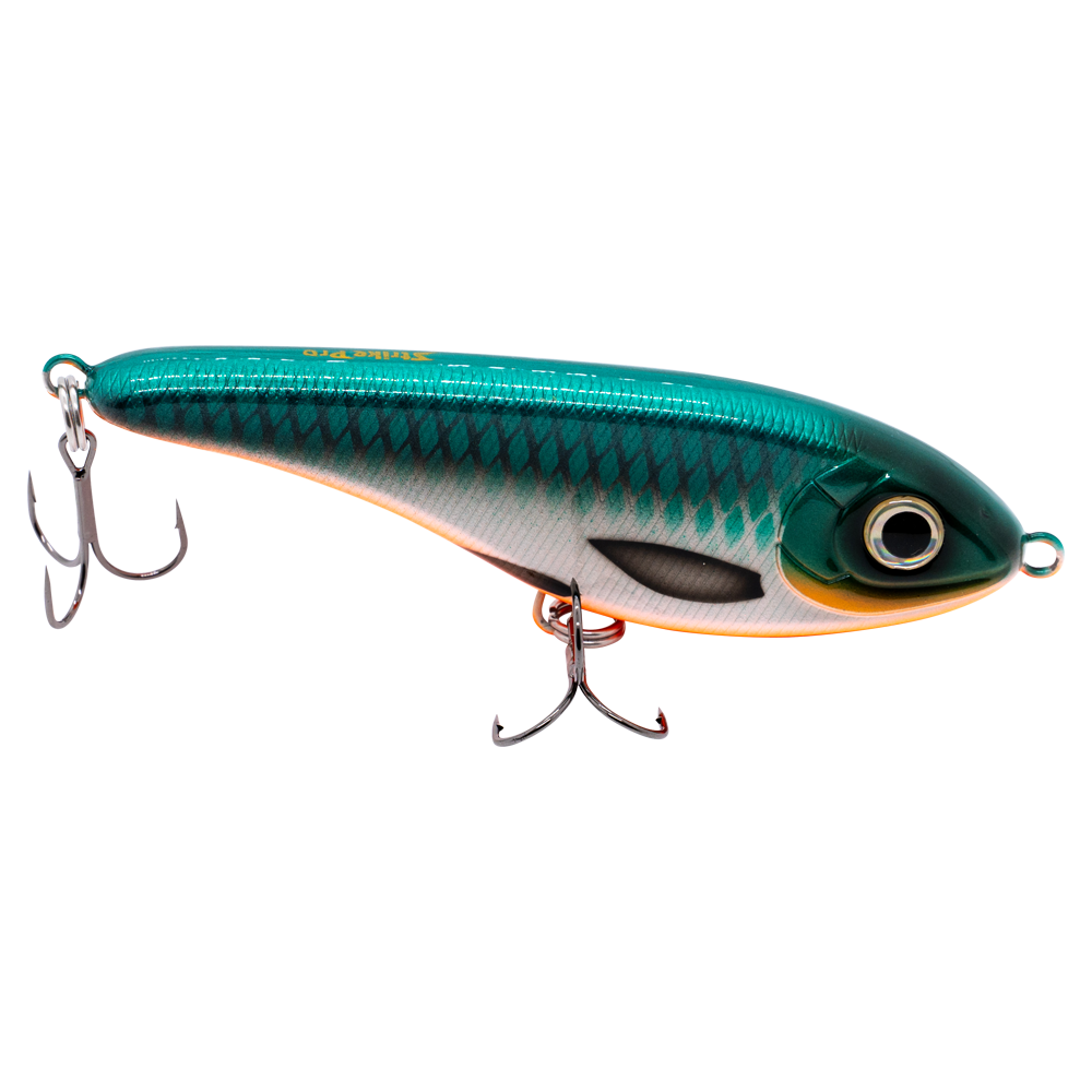 Воблер Strike Pro Buster Jerk II Shallow Runner, 120мм, 37гр, цвет:CWC015 Dawning,CWC(EG-049#CWC015). Фото №1 Воблер Strike Pro Buster Jerk II Shallow Runner, 120мм, 37гр, цвет:CWC015 Dawning,CWC(EG-049#CWC015). Фото №1