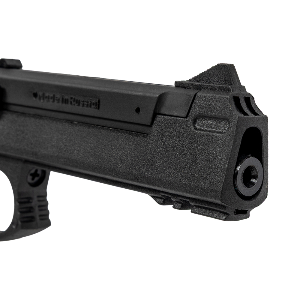 Пистолет пневматический МР-651К-29 газобаллонный спортивный, целик калибр 4.5. Фото №5