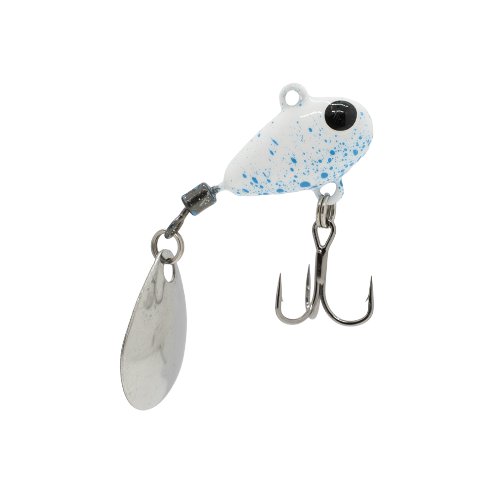 Тейл-спиннер UF Studio Hurricane 20мм, 7,5гр, цвет (White). Фото №1 Тейл-спиннер UF Studio Hurricane 20мм, 7,5гр, цвет (White). Фото №1