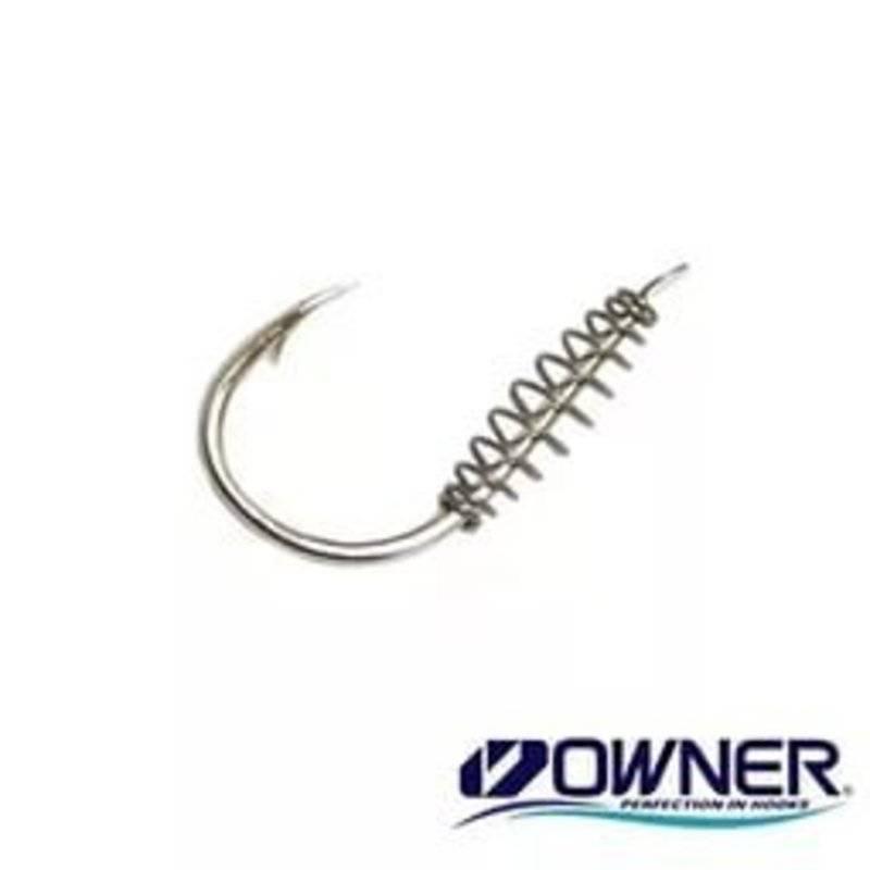 Крючок Owner №50348 №4 (7шт.) с кормушкой-пружинкой. Фото №1