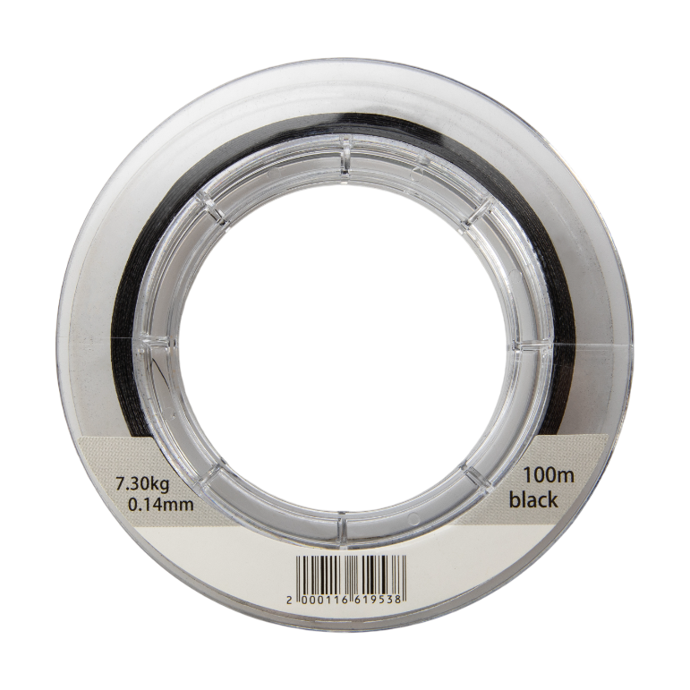 Плетенный шнур Ayashi PRO BRAID-X4 (black) d-0,14mm (100м). Фото №2