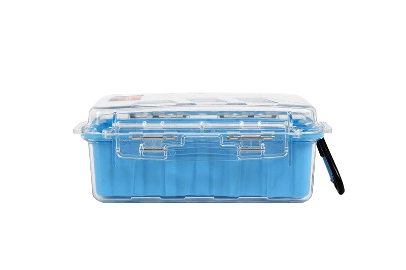 Футляр пластиковый Remington 198*130*75мм с карабином влагозащитный (голубой). Фото №1 Футляр пластиковый Remington 198*130*75мм с карабином влагозащитный (голубой). Фото №1