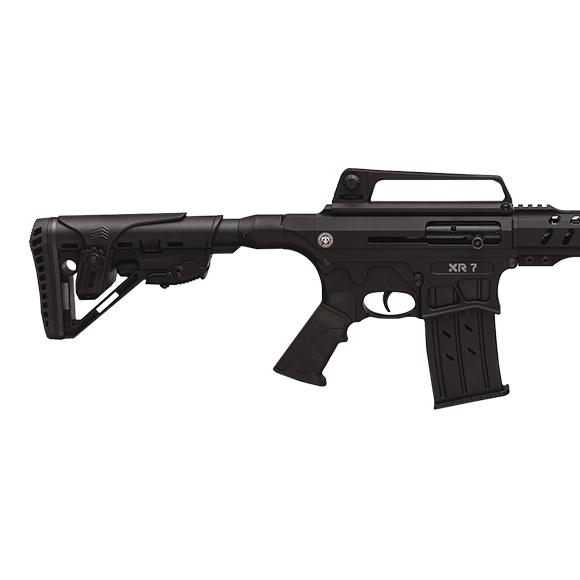 Ружье Huglu XR7 Black, тактическое полуавтоматическое, 470мм, 12х76, 2+5+10 зарядный магазин, ключ, кейс . Фото №5