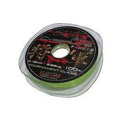 Леска "Shogun" high vis yellow 100м*0,14мм (Fujitsu). Фото №2