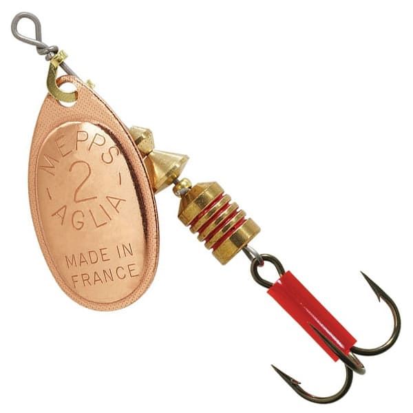 Блесна вращающаяся Mepps Aglia TW №2, 4,5гр, цвет (Copper) медь. Фото №2