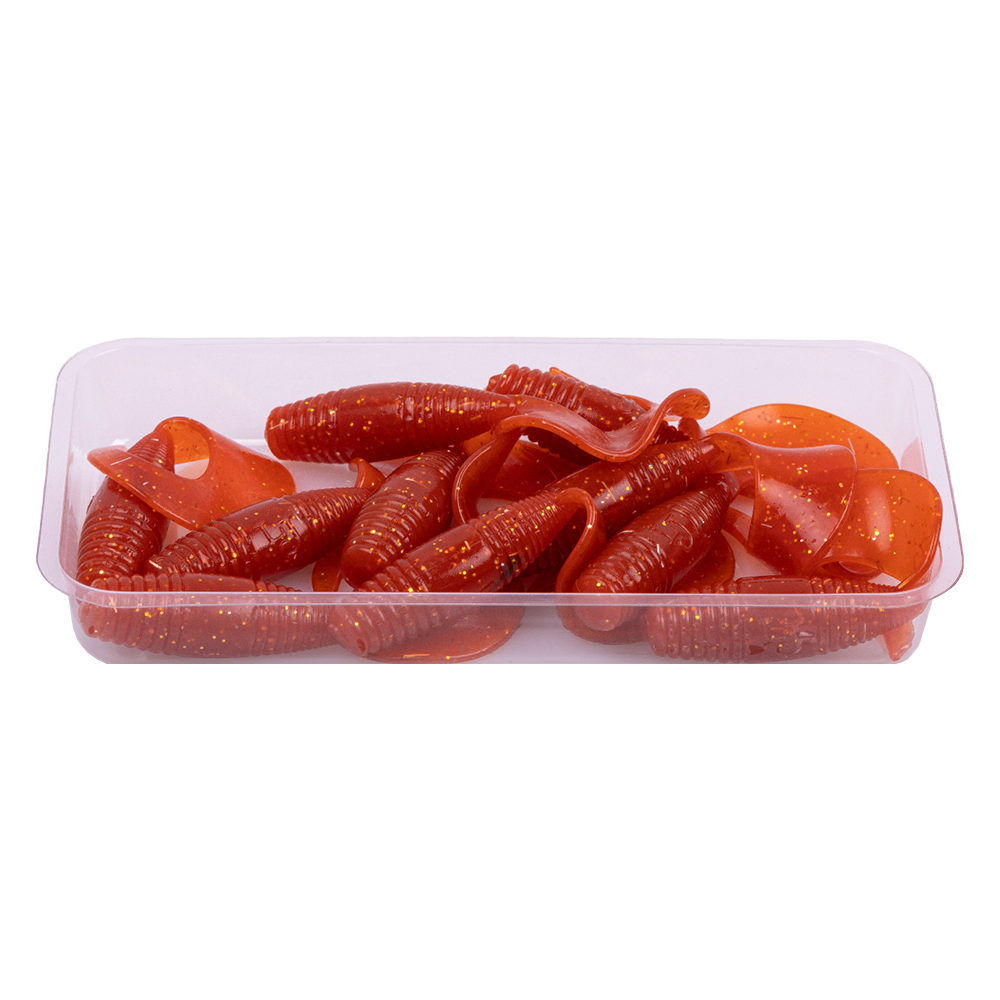 Твистер Lucky John PRO Series J.I.B. Tail 2" 50мм, (10шт. упак.) цвет PA39. Фото №2