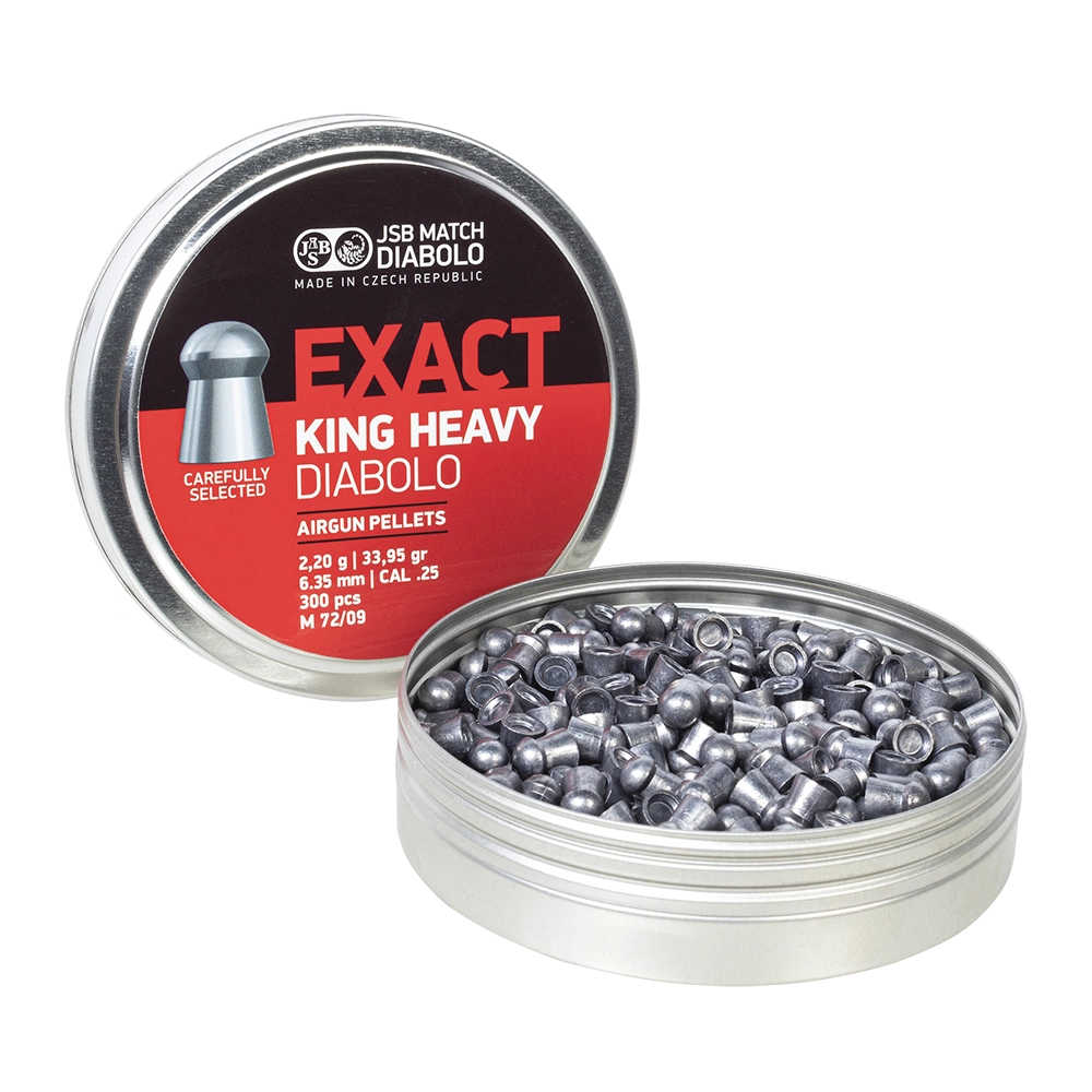 Пуля пневматическая "JSB Diabolo Exact", калибр 6,35мм, 2,2гр.,33,95gr (300 шт) . Фото №3