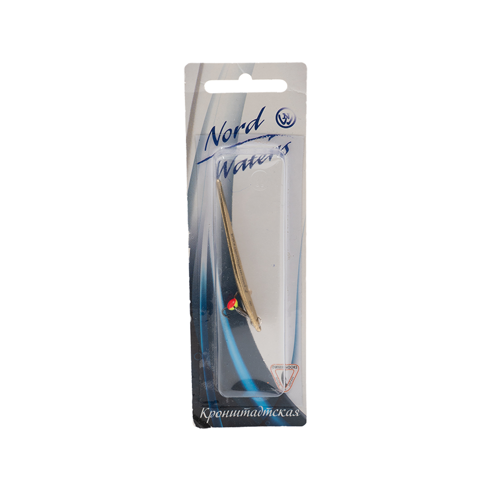 Блесна Северные мастерские Кронштадтская 60мм, 6гр, цвет (GL) тройник. Фото №1