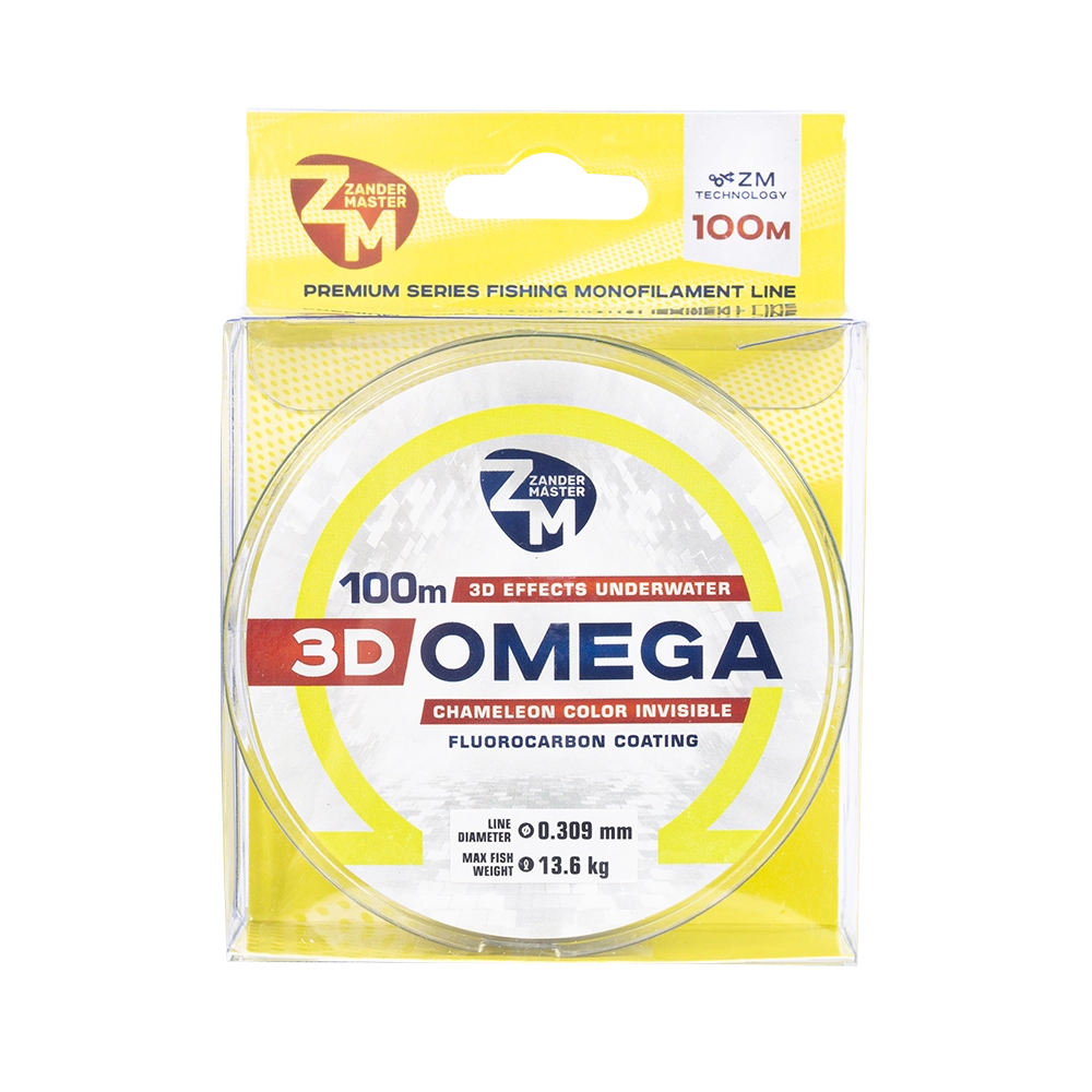 Леска монофильная ZM 3D OMEGA 0.309 100m. Фото №1